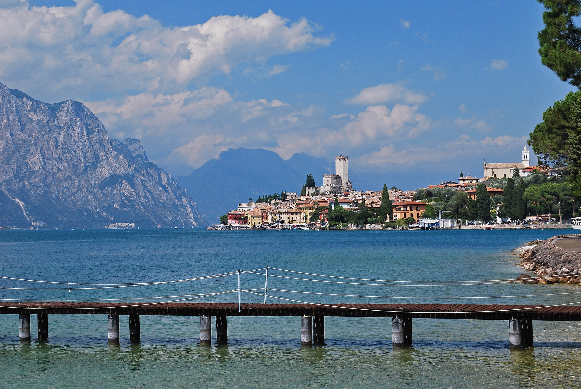 Malcesine, piccolo borgo sul lago di Garda